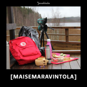 Maisemaravintola = eväät Luulionlahden lintutornilla