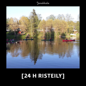 24h risteily = yömelonta Hiidenjoella