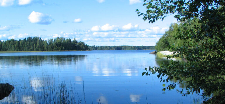 Isojärven uimapaikalta.