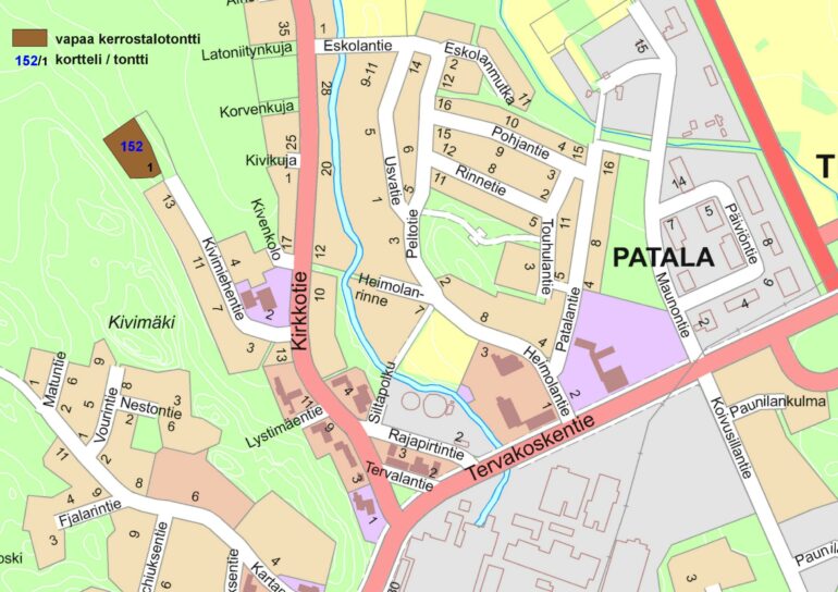 Kivimiehentien vapaa kerrostalotontti