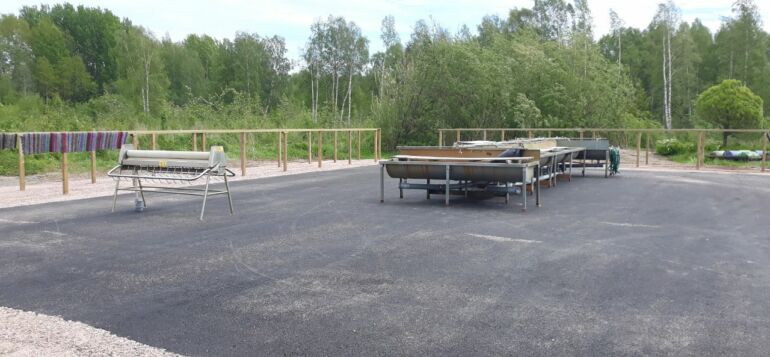Ahilammen matonpesupaikka