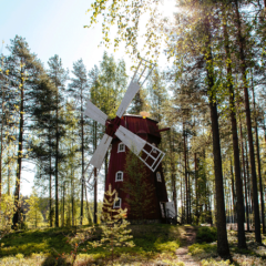 Old windmill in Laurinmäki.