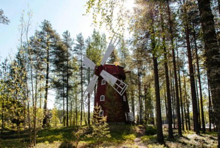 Old windmill in Laurinmäki.