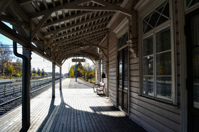 Turenki railway station.