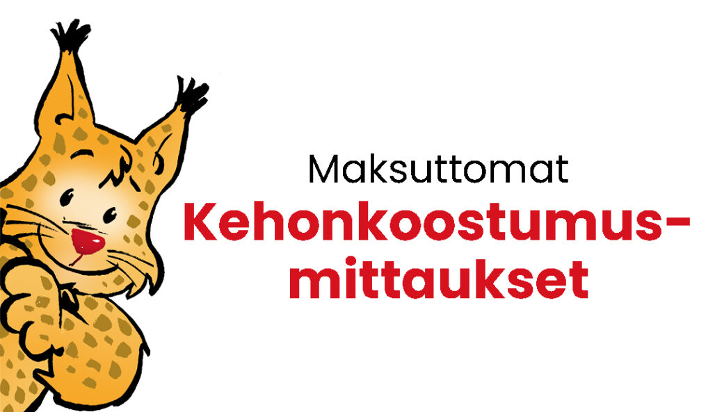 Maksuttomat kehonkoostumusmittaukset.
