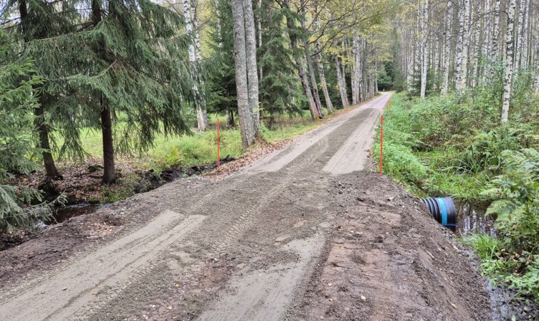 Tierummun uusiminen yksityistiele