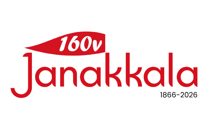 Janakkala 160 vuotta -juhlavuoden logo.